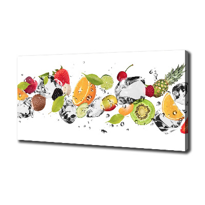 Quadro su tela Frutta e acqua