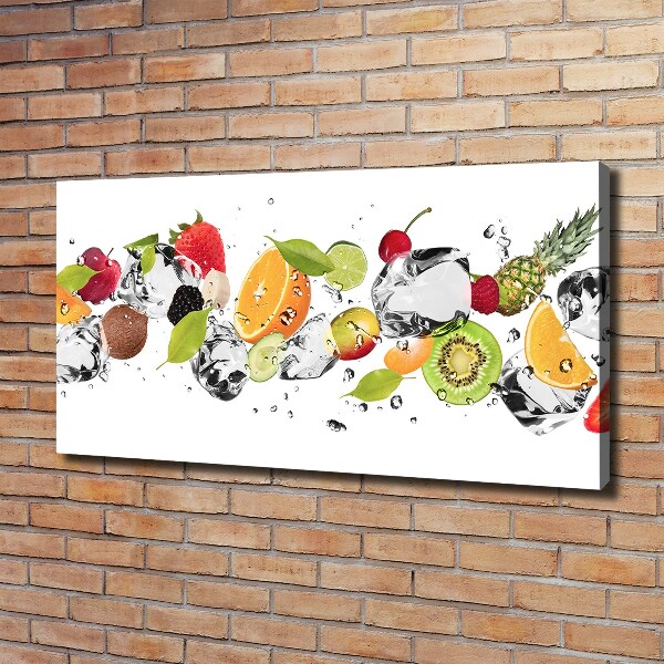 Quadro su tela Frutta e acqua