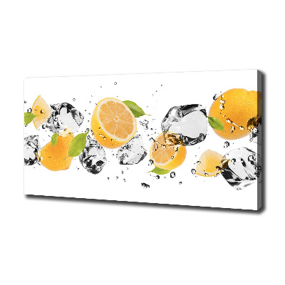 Quadro stampa su tela Limone e acqua