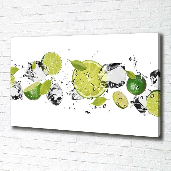 Quadro su tela Calce e acqua