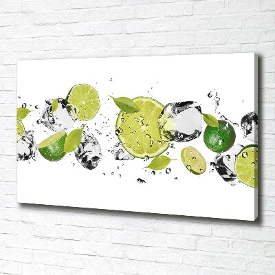 Quadro su tela Calce e acqua