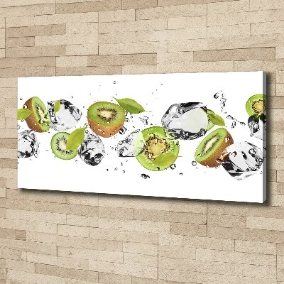 Quadro stampa su tela Kiwi e acqua