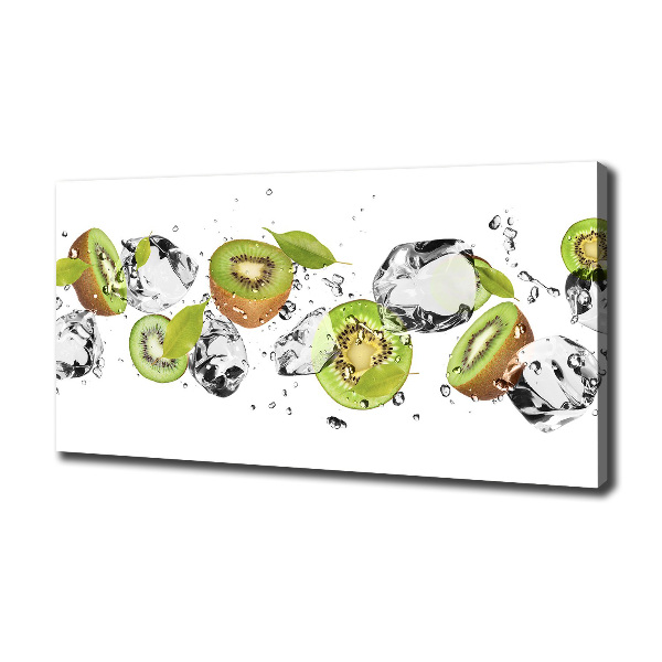 Quadro stampa su tela Kiwi e acqua