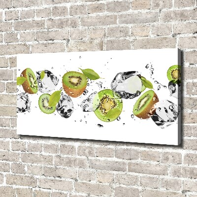Quadro stampa su tela Kiwi e acqua