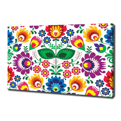 Quadro stampa su tela Modello etnico