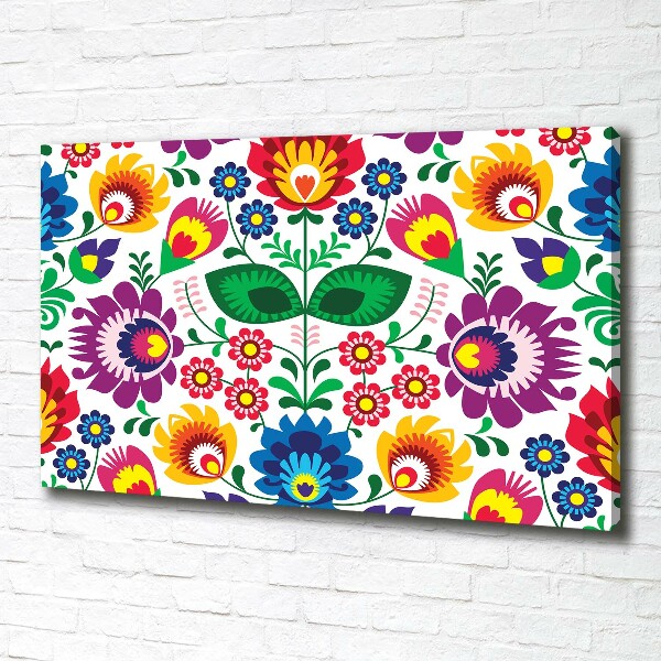 Quadro stampa su tela Modello etnico