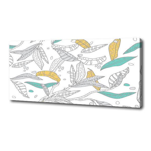 Foto quadro su tela Foglie colorate