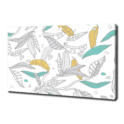 Foto quadro su tela Foglie colorate