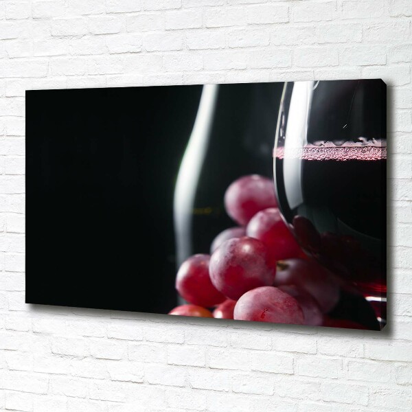 Quadro su tela Uva e vino