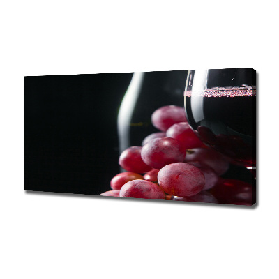 Quadro su tela Uva e vino