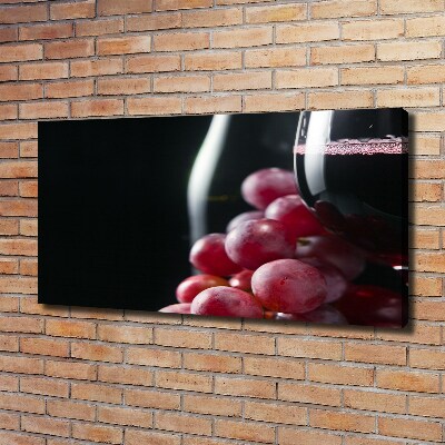 Quadro su tela Uva e vino