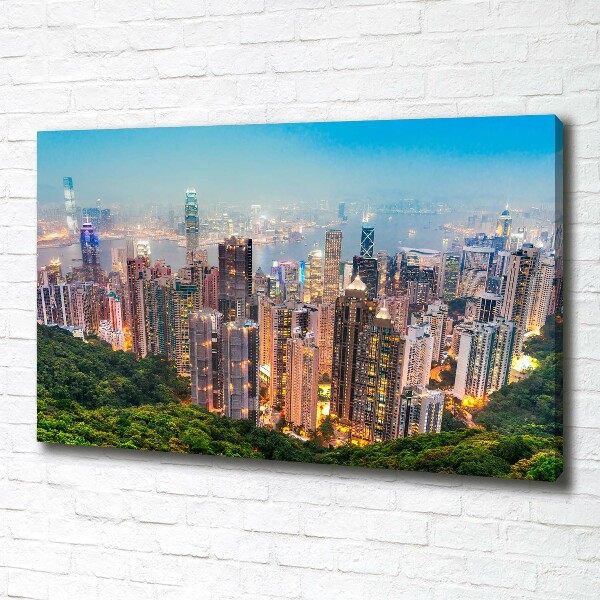 Foto quadro su tela Hong Kong