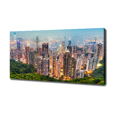 Foto quadro su tela Hong Kong