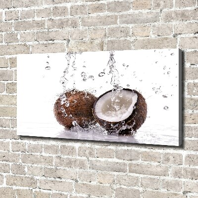 Foto quadro su tela Cocco e acqua