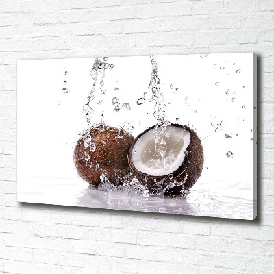 Foto quadro su tela Cocco e acqua