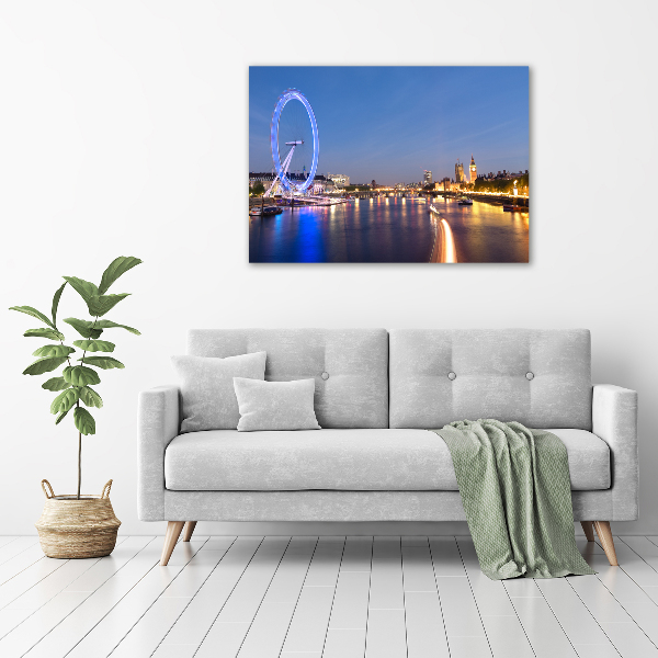 Quadro stampa su tela London Eye London
