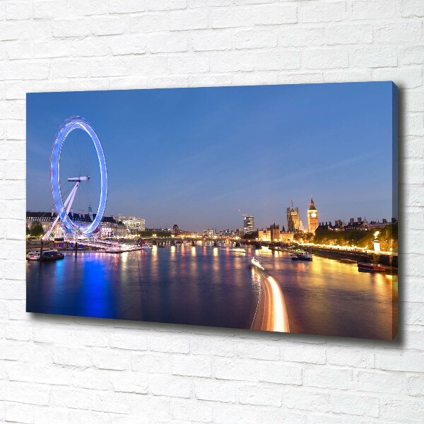 Quadro stampa su tela London Eye London