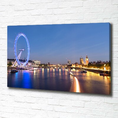 Quadro stampa su tela London Eye London