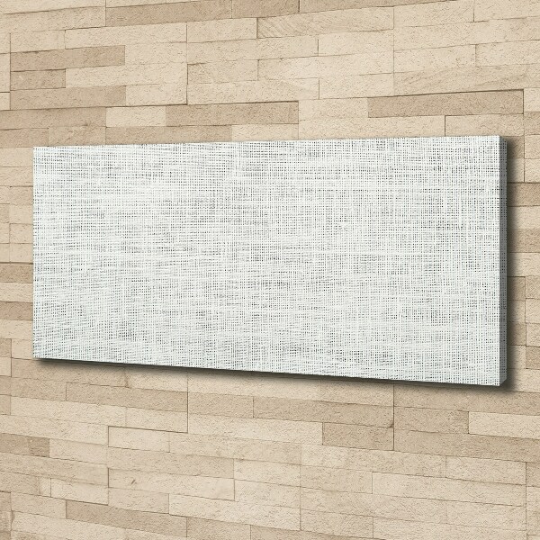 Quadro su tela Tela di lino bianca