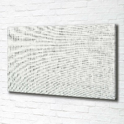 Quadro su tela Tela di lino bianca