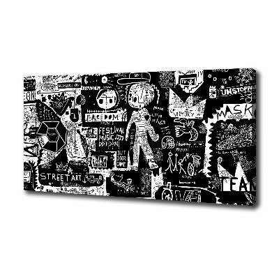 Foto quadro su tela Graffiti