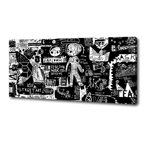 Foto quadro su tela Graffiti