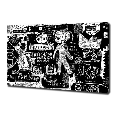 Foto quadro su tela Graffiti