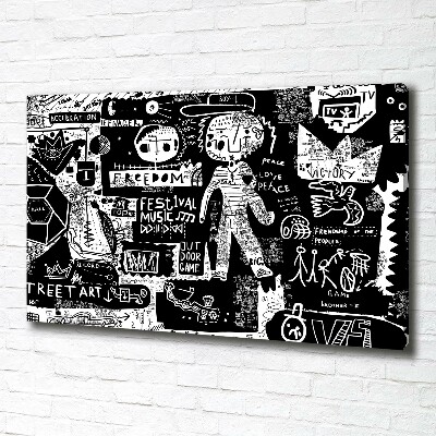 Foto quadro su tela Graffiti