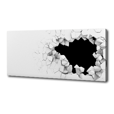 Foto quadro su tela Buchi nel muro