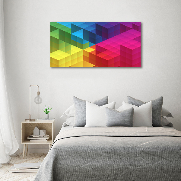 Foto quadro su tela Sfondo geometrico