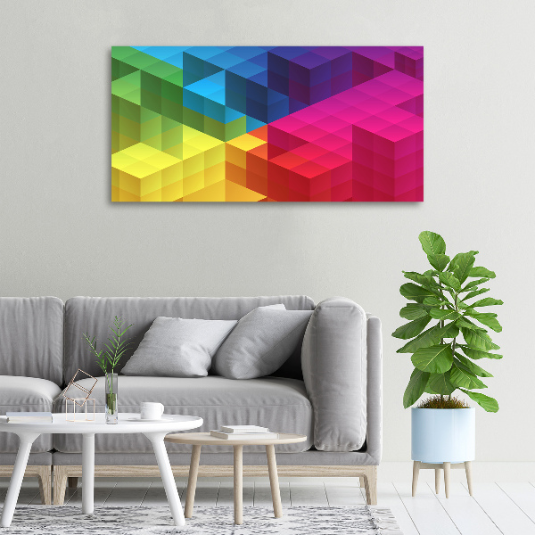 Foto quadro su tela Sfondo geometrico