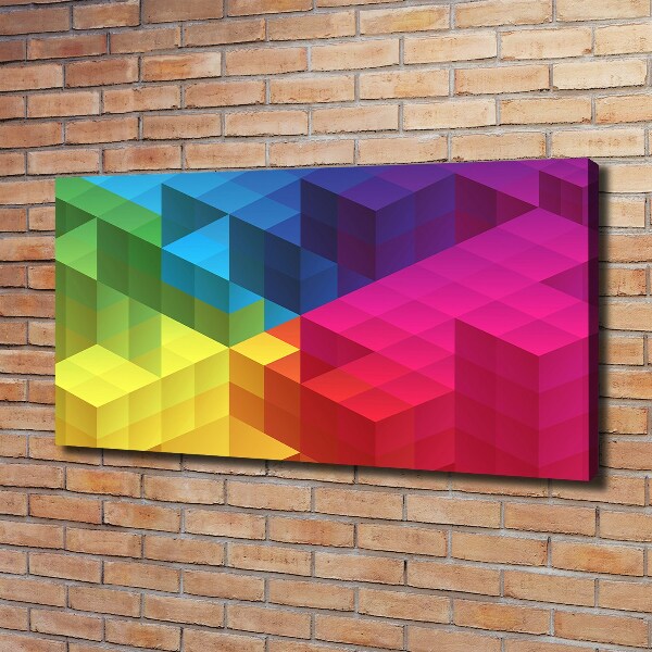 Foto quadro su tela Sfondo geometrico