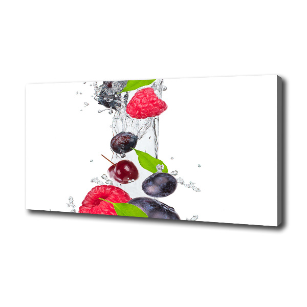 Quadro su tela Frutta e acqua