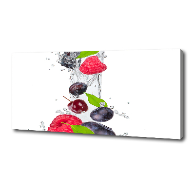 Quadro su tela Frutta e acqua