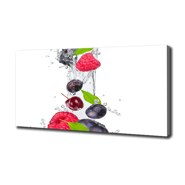 Quadro su tela Frutta e acqua