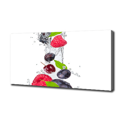 Quadro su tela Frutta e acqua
