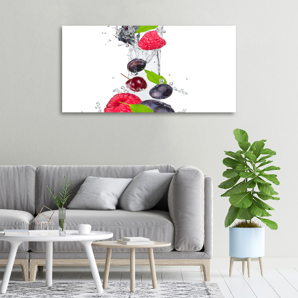 Quadro su tela Frutta e acqua