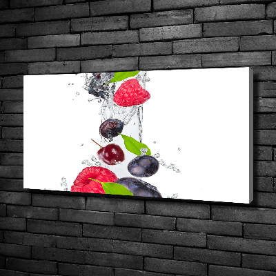 Quadro su tela Frutta e acqua
