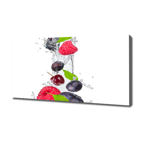 Quadro su tela Frutta e acqua