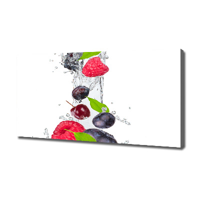 Quadro su tela Frutta e acqua