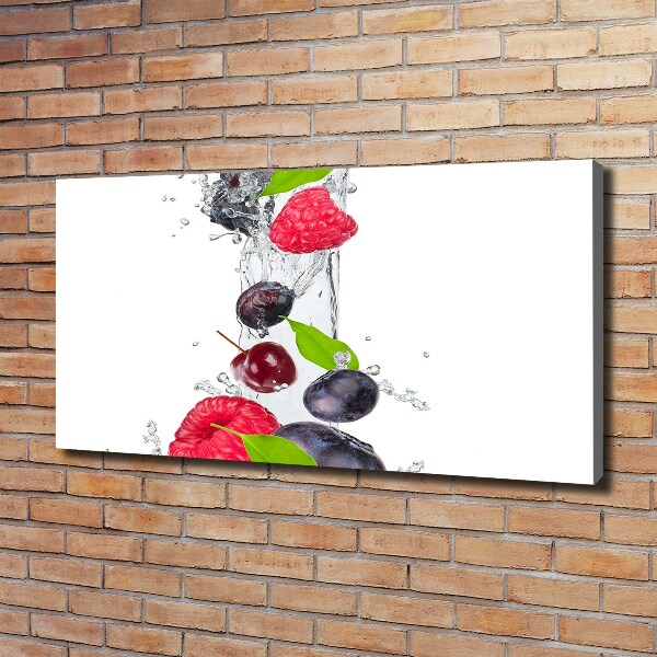 Quadro su tela Frutta e acqua