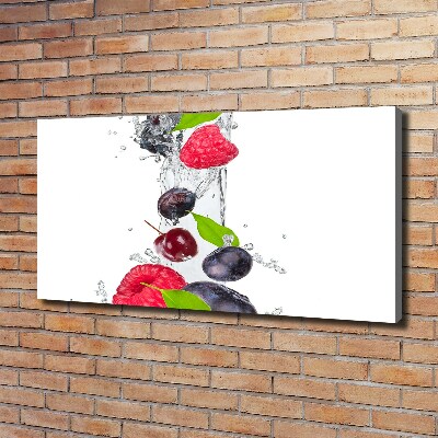 Quadro su tela Frutta e acqua