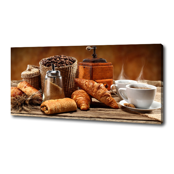 Foto quadro su tela Colazione