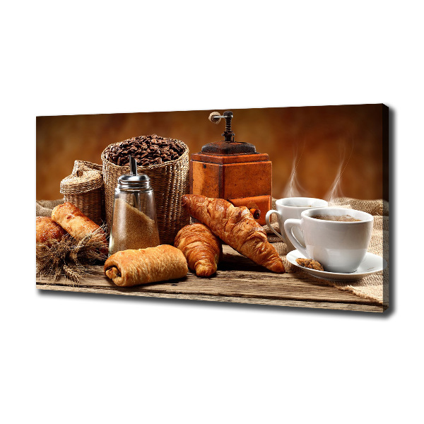 Foto quadro su tela Colazione
