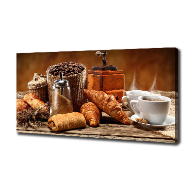 Foto quadro su tela Colazione