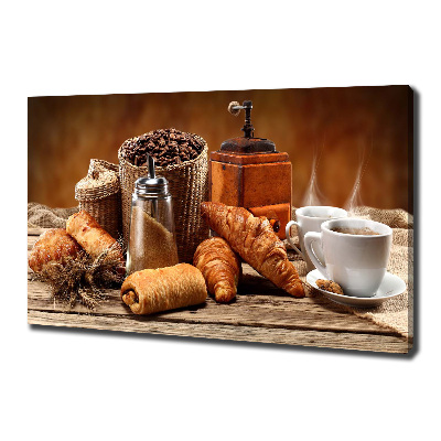 Foto quadro su tela Colazione