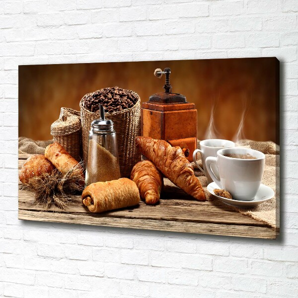 Foto quadro su tela Colazione