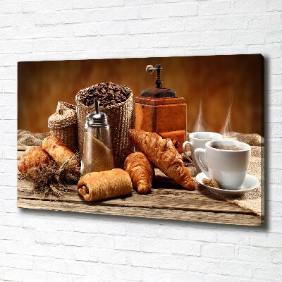 Foto quadro su tela Colazione