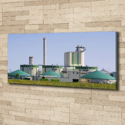 Foto quadro su tela Impianto a biogas