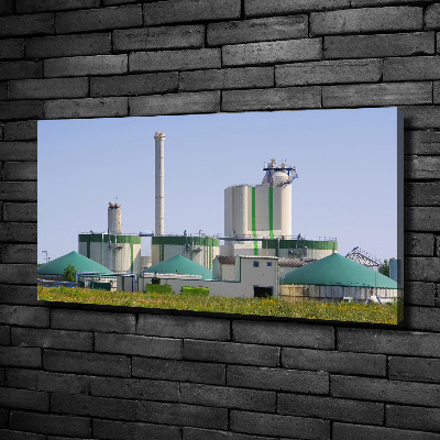 Foto quadro su tela Impianto a biogas